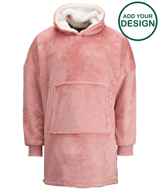The Ribbon oversized cosy reversible sherpa hoodie