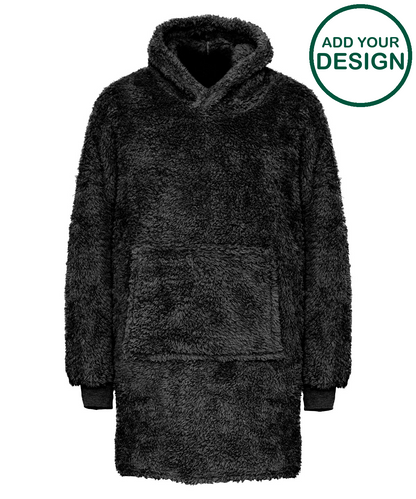 The Ribbon teddy bear fabric hoodie