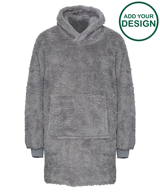 The Ribbon teddy bear fabric hoodie