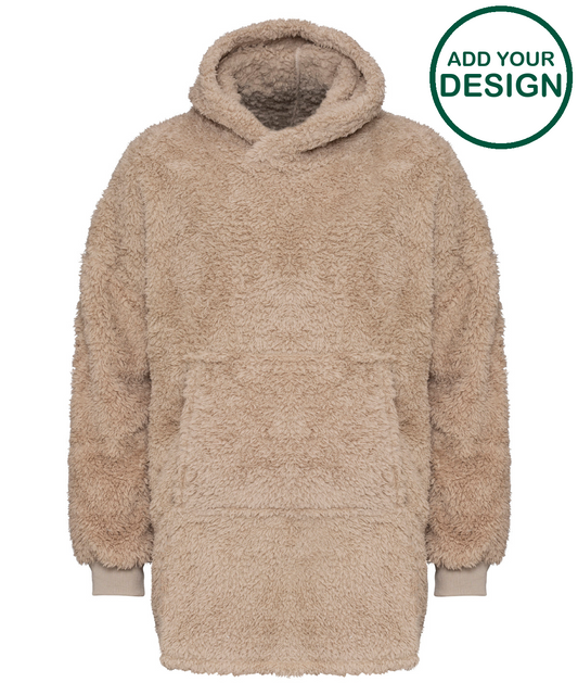 The Ribbon teddy bear fabric hoodie