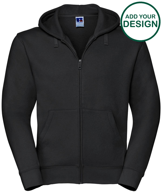 Authentic zipped hooded sweat