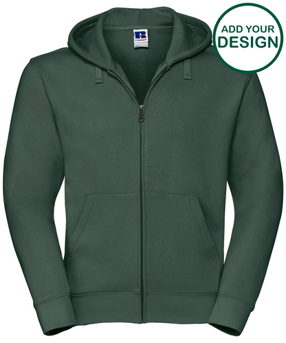 Authentic zipped hooded sweat