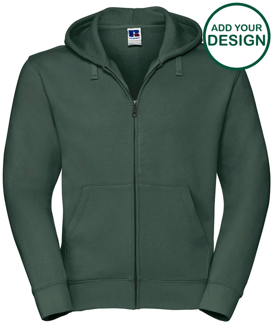 Authentic zipped hooded sweat
