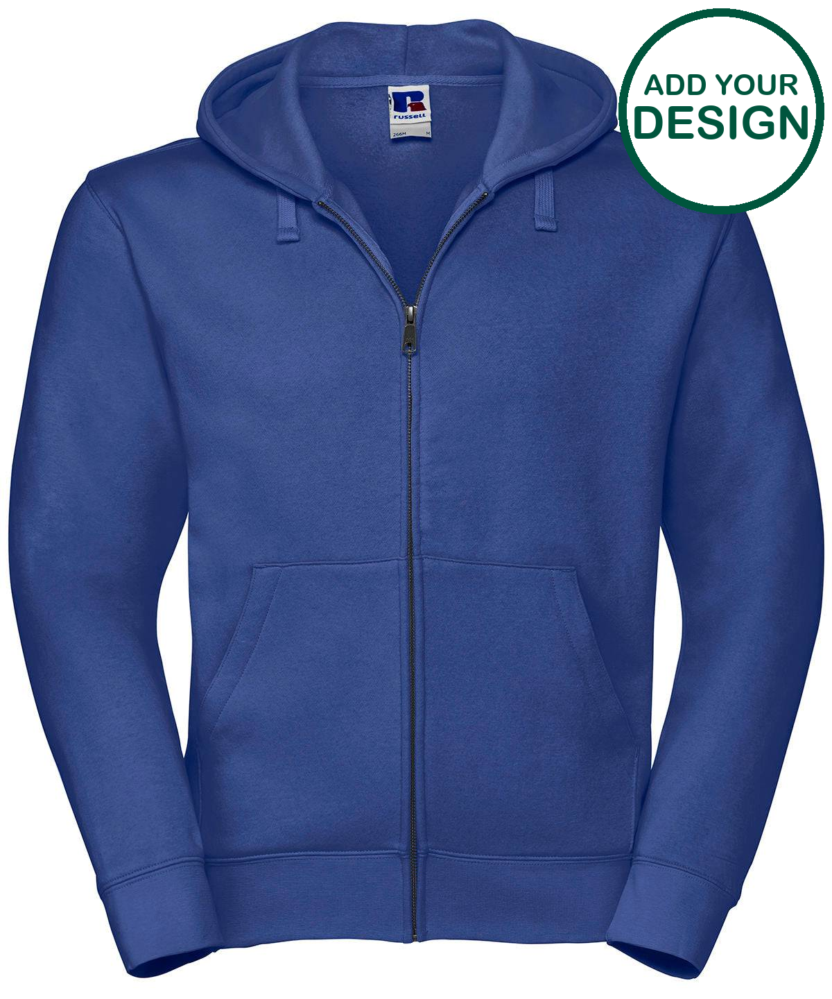 Authentic zipped hooded sweat