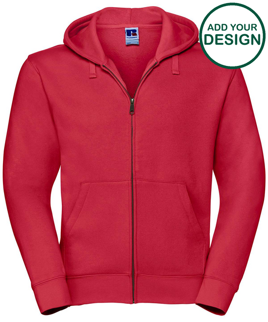 Authentic zipped hooded sweat