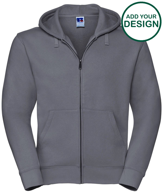 Authentic zipped hooded sweat