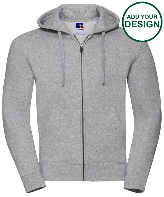 Authentic zipped hooded sweat