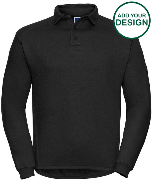 Heavy-duty collar sweatshirt