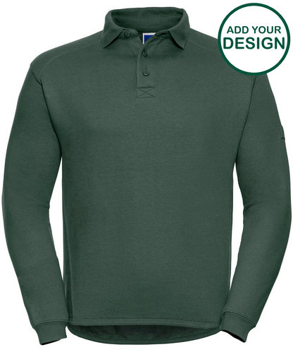 Heavy-duty collar sweatshirt