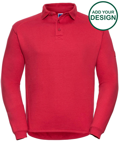 Heavy-duty collar sweatshirt