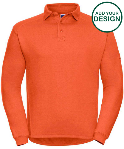 Heavy-duty collar sweatshirt