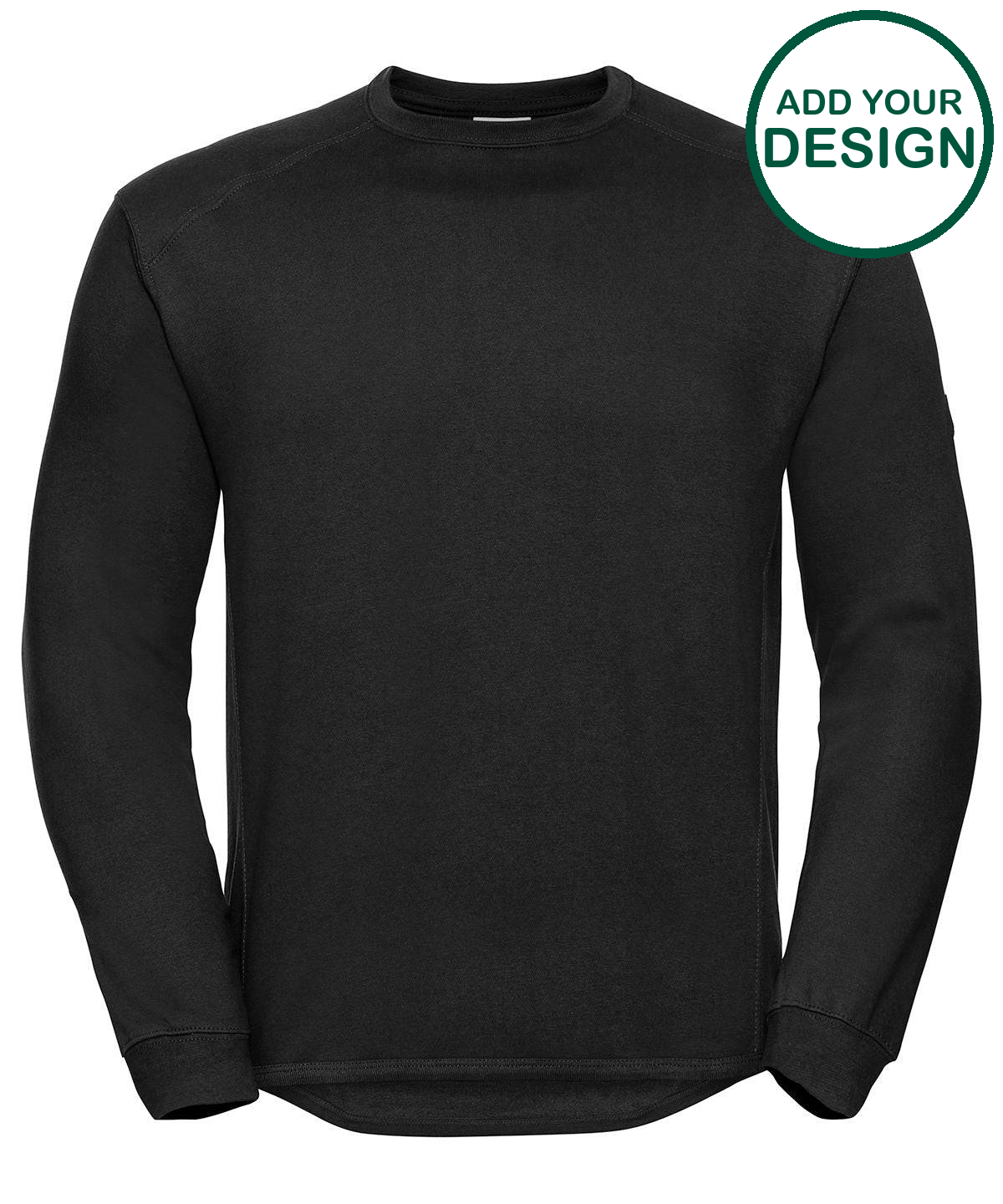 Heavy-duty crew neck sweatshirt