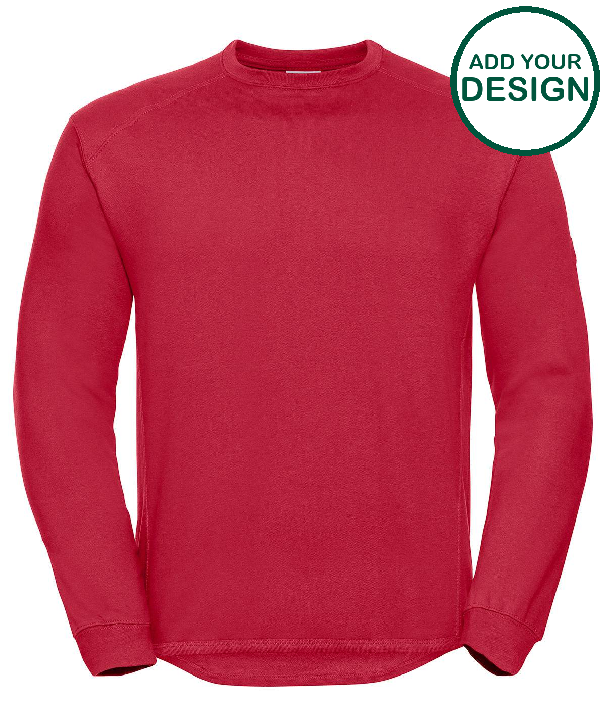 Heavy-duty crew neck sweatshirt