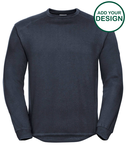 Heavy-duty crew neck sweatshirt