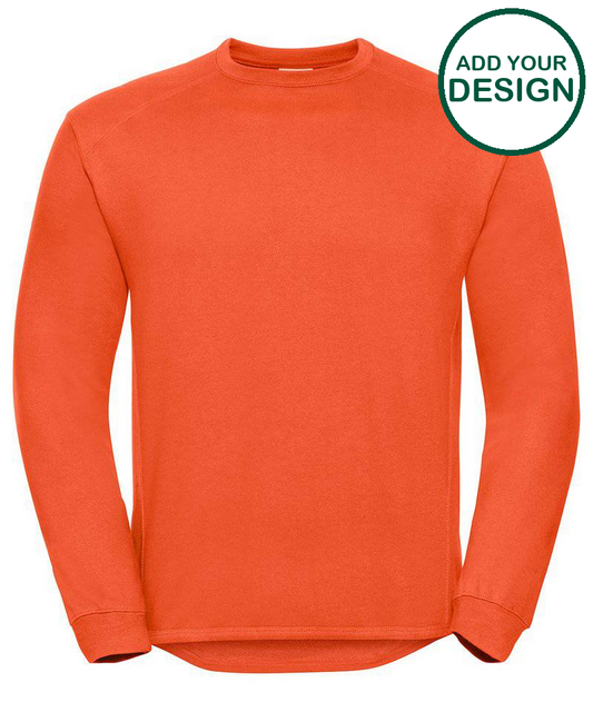 Heavy-duty crew neck sweatshirt