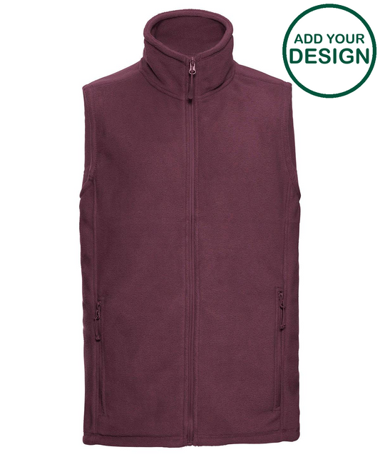 Outdoor fleece gilet