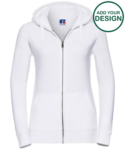 Women's authentic zipped hooded sweatshirt