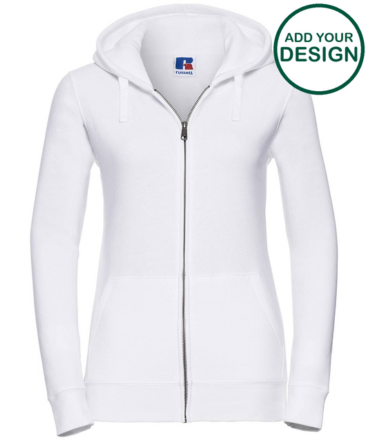 Women's authentic zipped hooded sweatshirt
