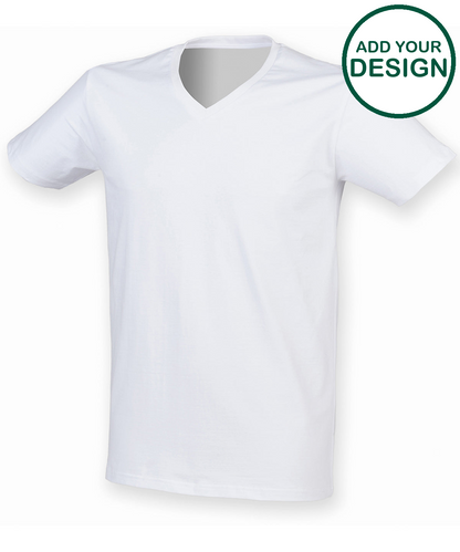Men's feel good stretch v-neck t-shirt