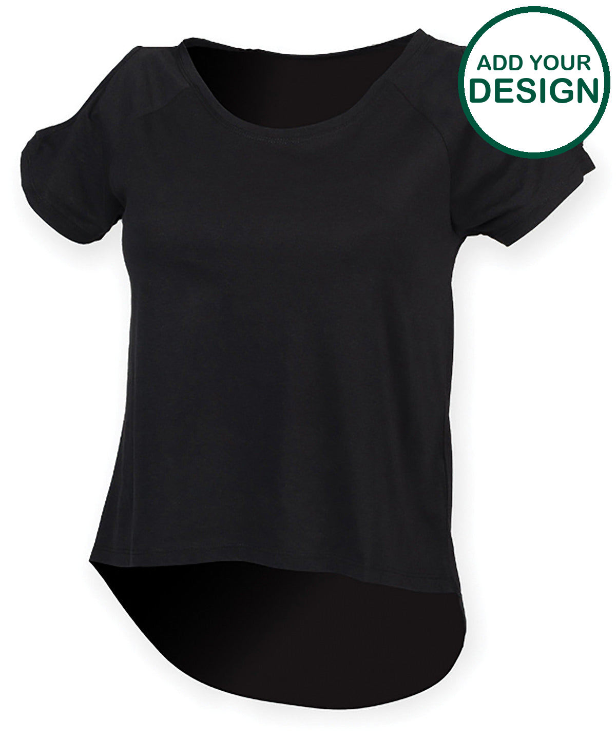 T-shirt with drop detail