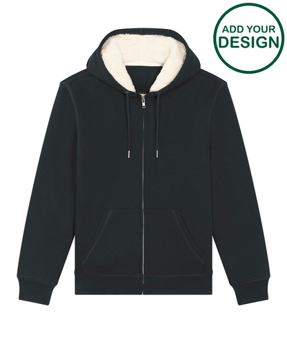 Unisex Hygger sherpa zip-through sweatshirt (STSU956)