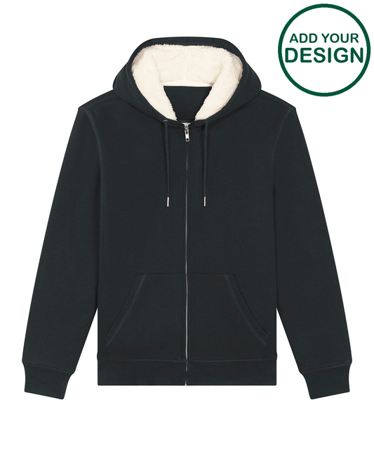Unisex Hygger sherpa zip-through sweatshirt (STSU956)
