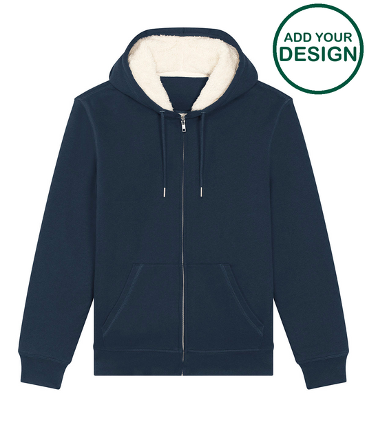 Unisex Hygger sherpa zip-through sweatshirt (STSU956)