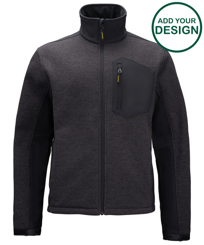 Brady zip-through knitted fleece