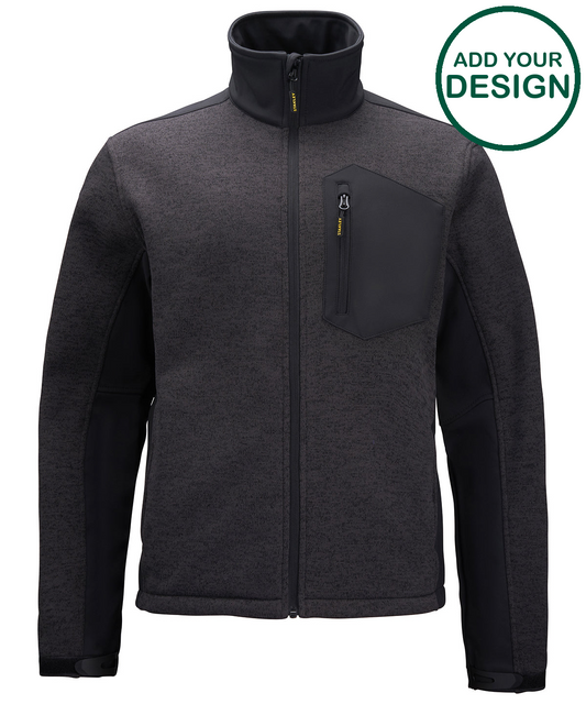 Brady zip-through knitted fleece