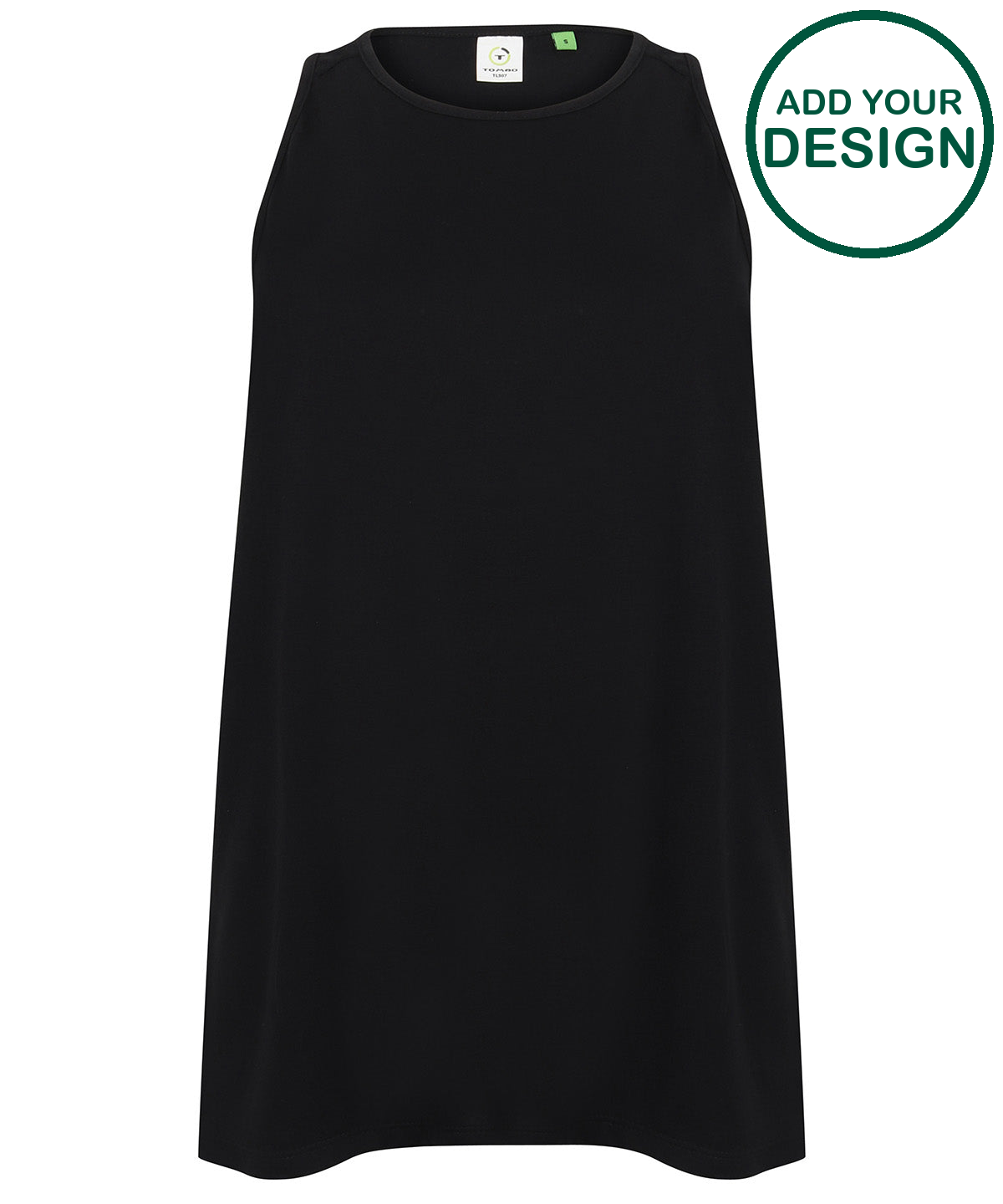 Women's open back vest