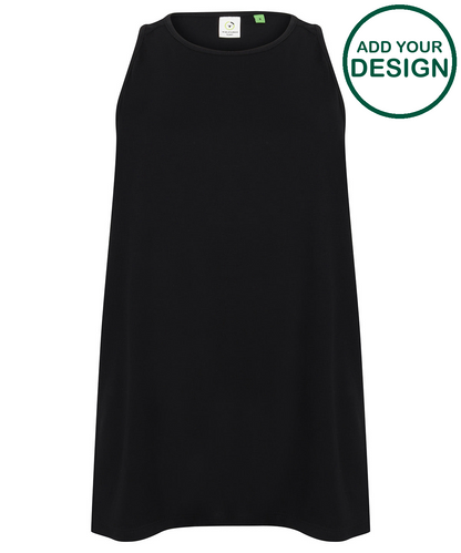 Women's open back vest