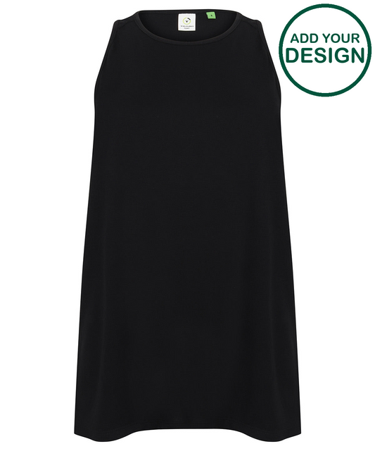 Women's open back vest