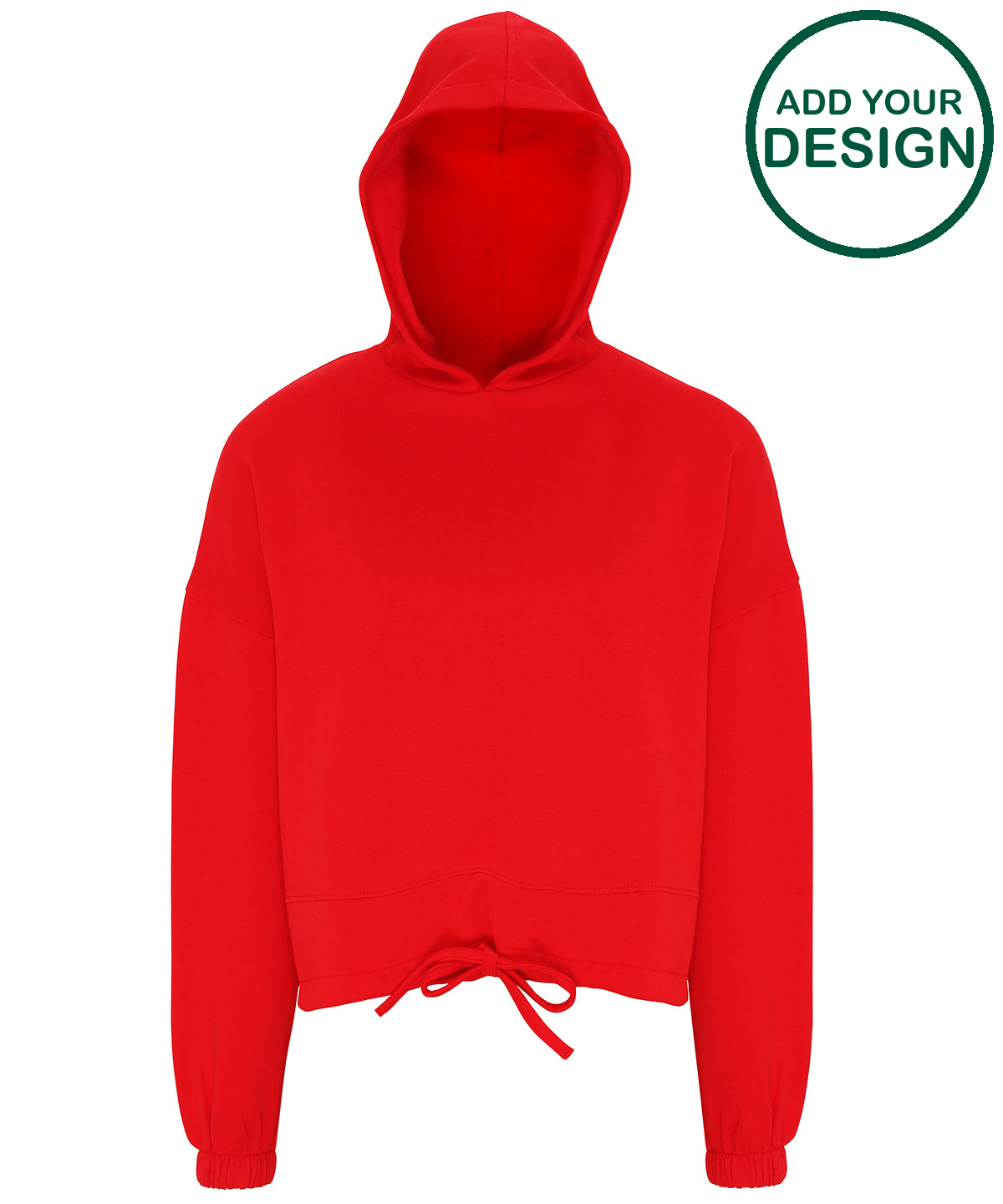 Women's TriDri® cropped oversize hoodie