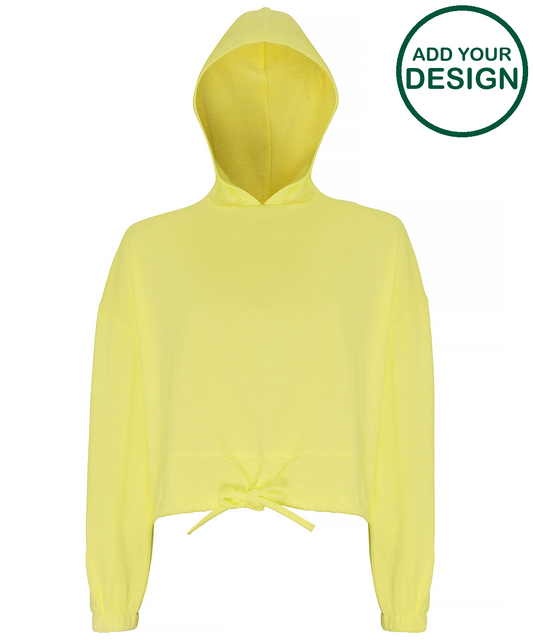 Women's TriDri® cropped oversize hoodie