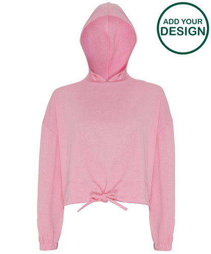 Women's TriDri® cropped oversize hoodie