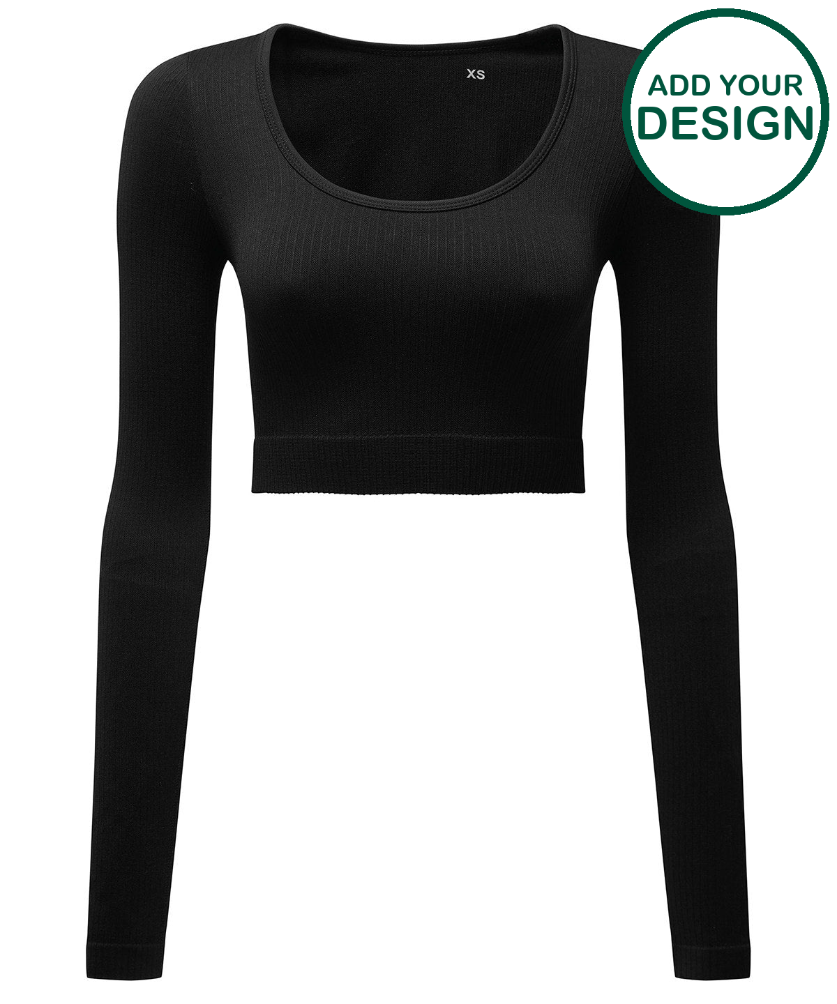 Womens TriDri® ribbed seamless '3D Fit' crop top