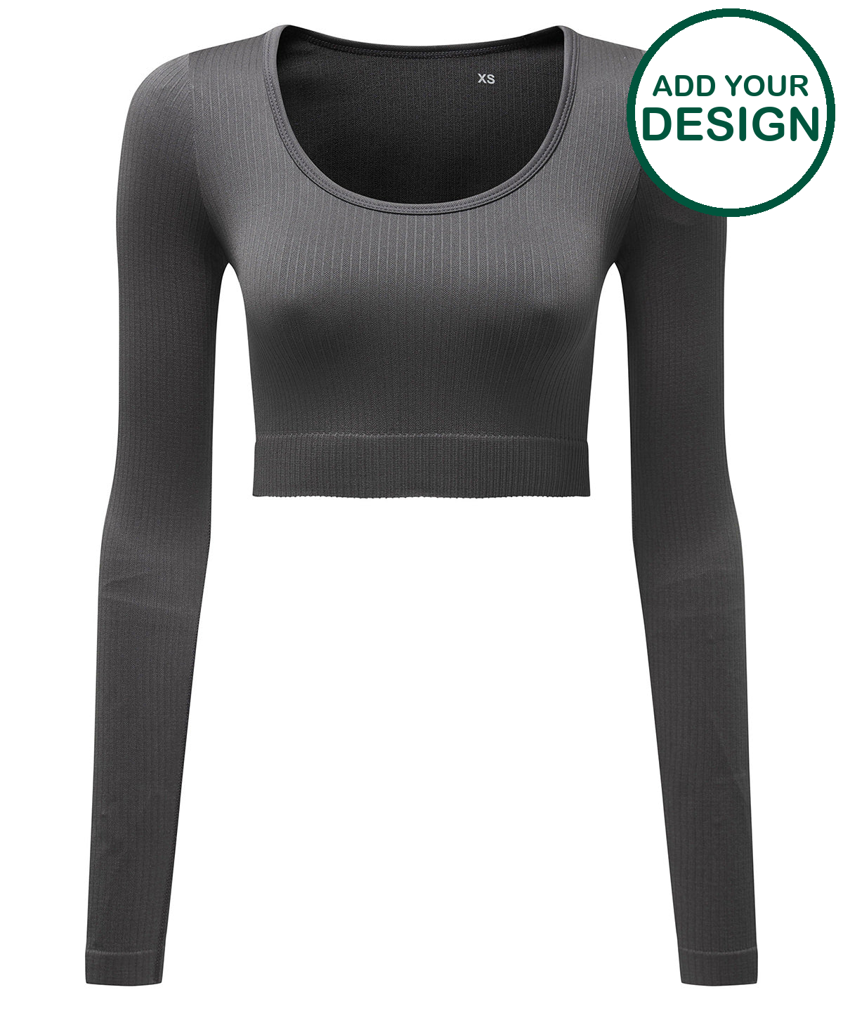 Womens TriDri® ribbed seamless '3D Fit' crop top