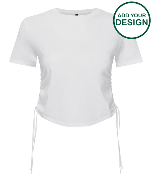 Womens TriDri® ruched crop top