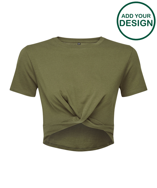 Womens TriDri® twist crop top