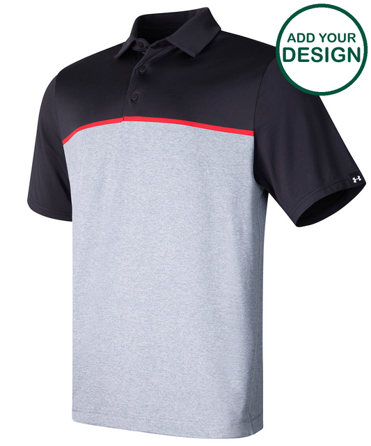 UA playoff 3.0 stripe polo LB  edge lit