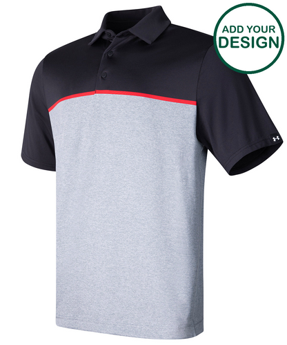 UA playoff 3.0 stripe polo LB  edge lit