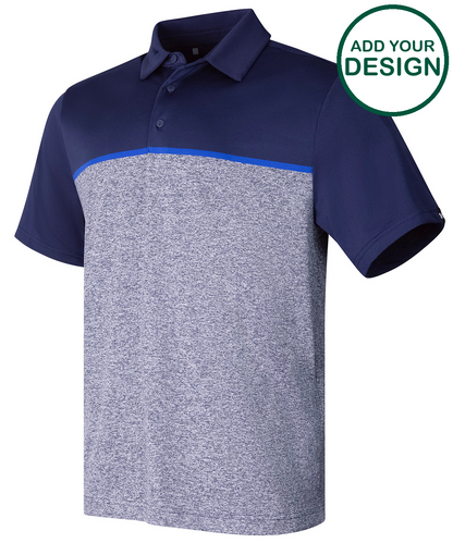 UA playoff 3.0 stripe polo LB  edge lit