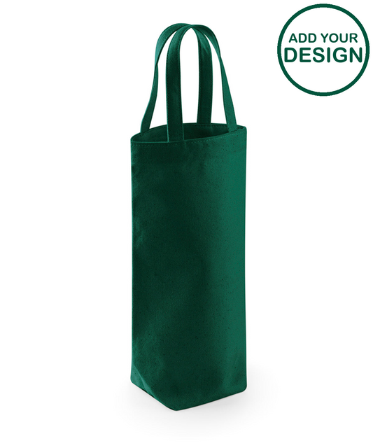Fairtrade cotton bottle bag