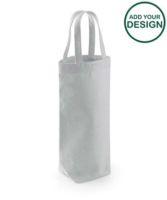 Fairtrade cotton bottle bag