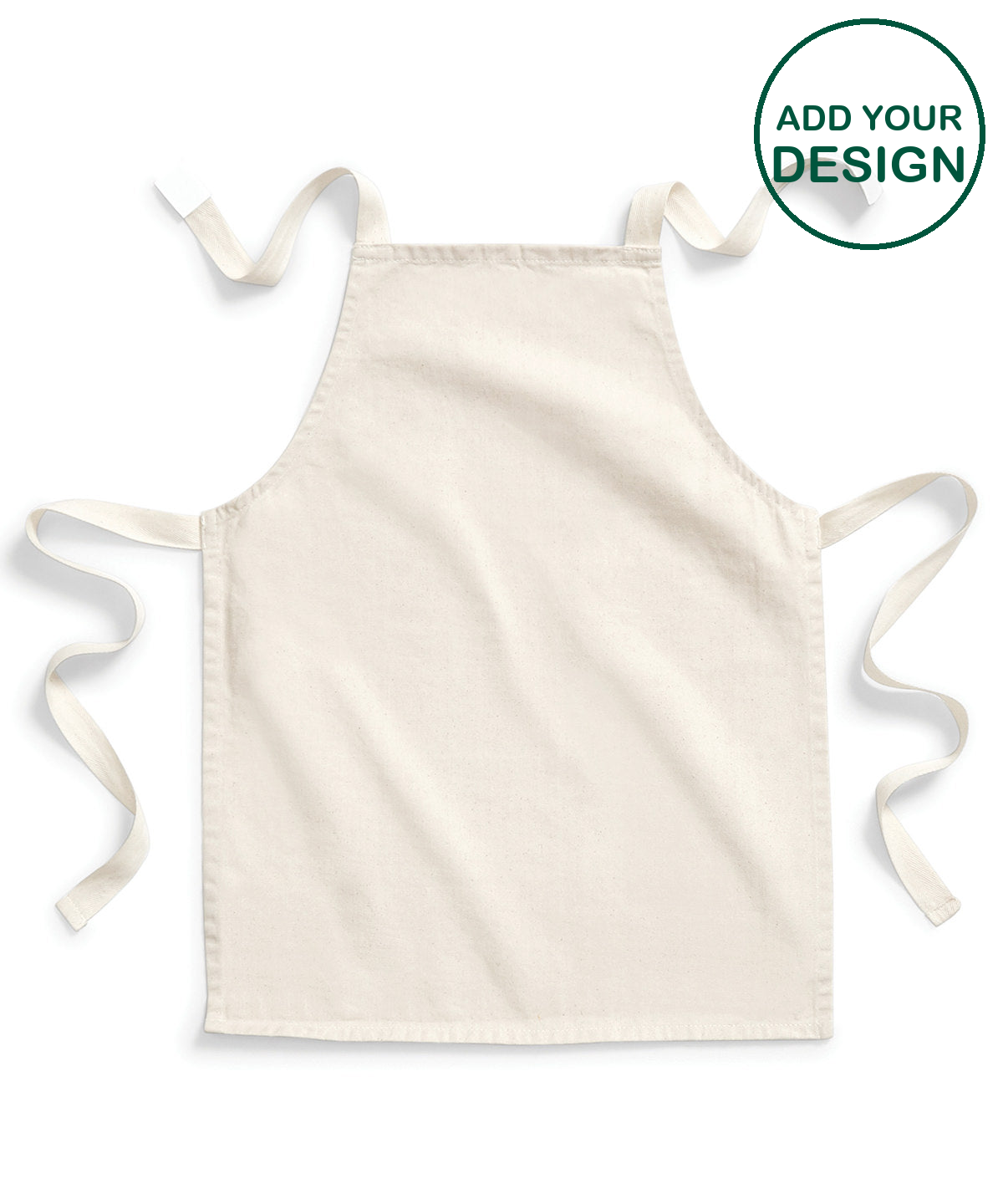 Fairtrade cotton junior craft apron