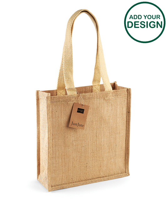 Jute compact tote