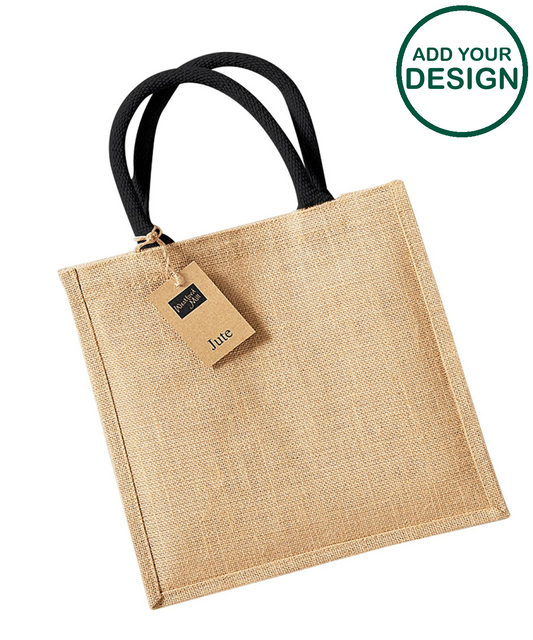 Jute midi tote