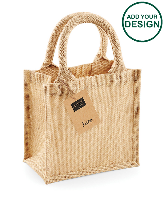 Jute petite gift bag