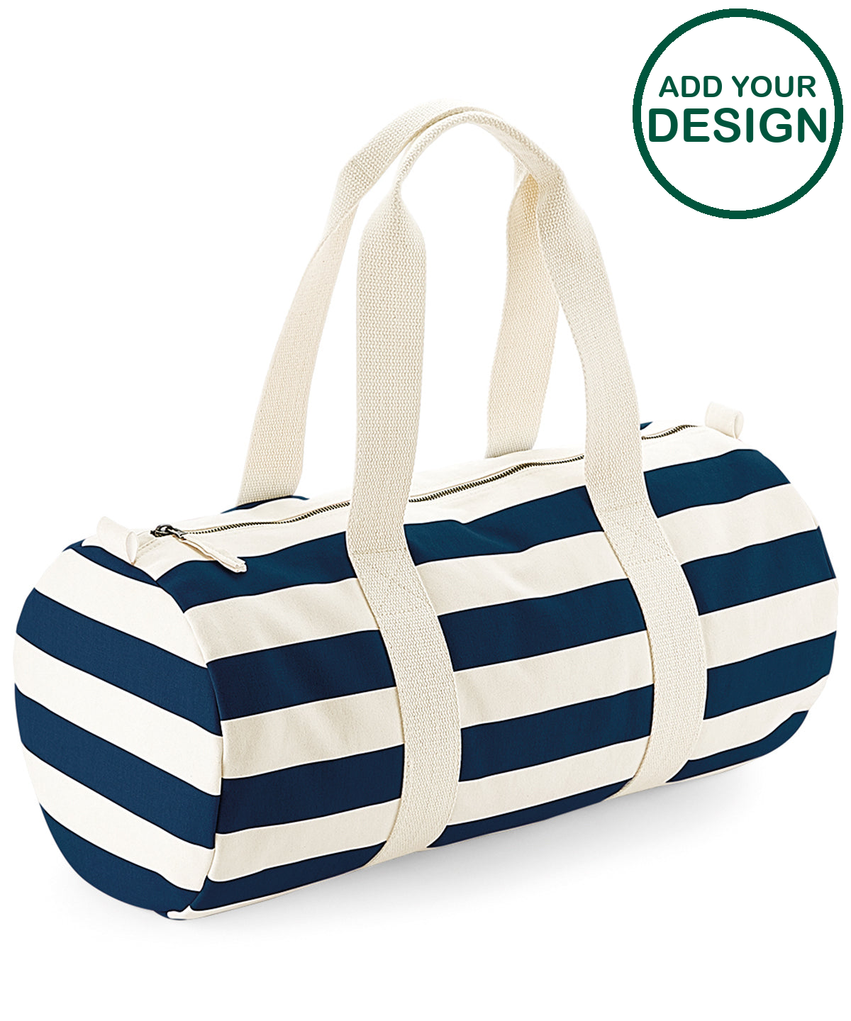 Nautical barrel bag