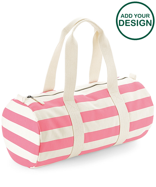 Nautical barrel bag